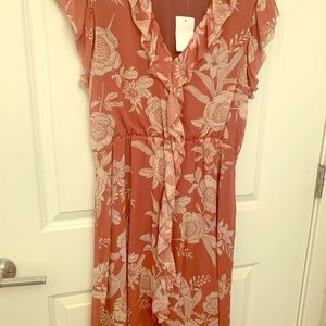 Wish Dress Floral dress with ruffles